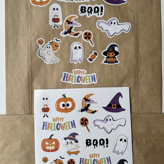Halloween - Cadılar Bayramı Karışık Sticker 