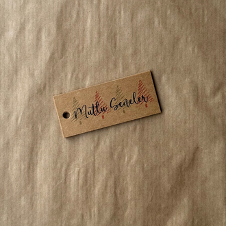 Mutlu Seneler Kraft Etiket - 25 Adet