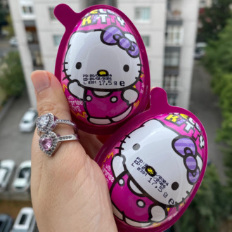 İçinden Yüzük Çıkan Hello Kitty Sürpriz Yumurta