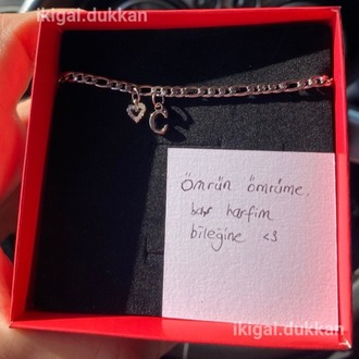 Harfli Çelik Ikigai Bilekliği (Silver)
