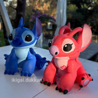 Stitch & Angel Sevgili Boyama Seti