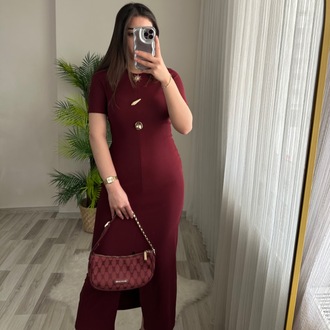 SUMMER GOLD AKSESUARLI OTTOMAN ELBİSE