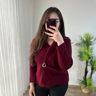 LUX KALİTE KRUVAZE YAKA HIRKA