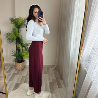 FULL LİKRALI BELİ LASTİKLİ BALON PANTOLON