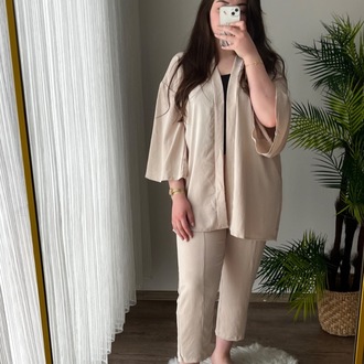 MİLENA TAŞ RENGİ AYROBİN TAKIM