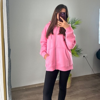 OVERSİZE KAPÜŞONLU HIRKA