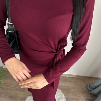 LUSİA BAĞLAMALI FUL LİKRALI ELBİSE