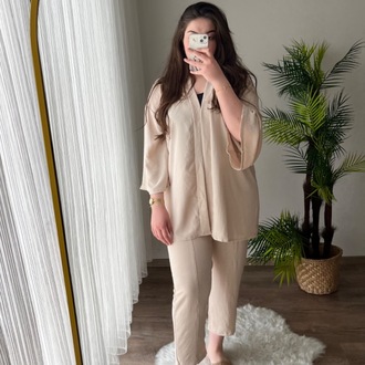 MİLENA TAŞ RENGİ AYROBİN TAKIM
