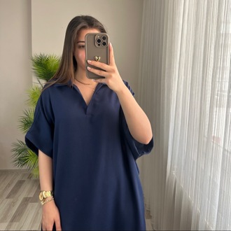 LARİSSA MIDI BOY KETEN ELBİSE