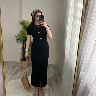 SUMMER GOLD AKSESUARLI OTTOMAN ELBİSE