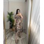 LEO BEL DETAYLI MIDI BOY ELBİSE