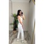 FULL LİKRALI BEYAZ BOYFİT JEAN