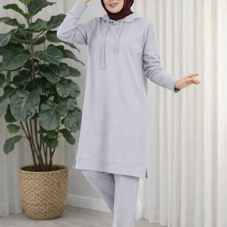 Azra Takım ( Indigo/Acık Gri/Süt Kahve&Siyah)