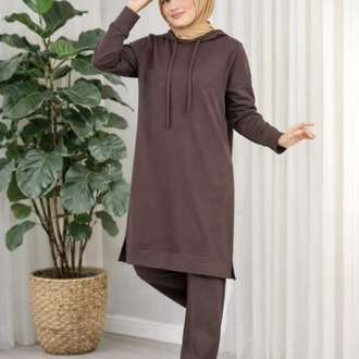 Azra Takım ( Indigo/Acık Gri/Süt Kahve&Siyah)