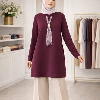 Kado Marka Tunik(Lacivert /Siyah/ Bordo & Kahve