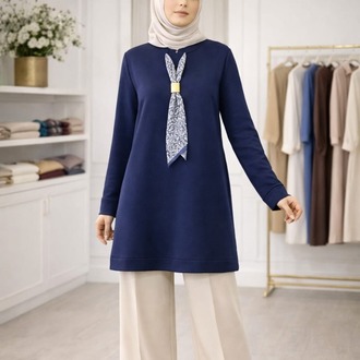 Kado Marka Tunik(Lacivert /Siyah/ Bordo & Kahve