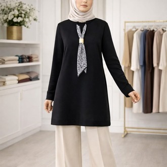 Kado Marka Tunik(Lacivert /Siyah/ Bordo & Kahve