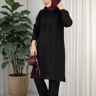 Azra Takım ( Indigo/Acık Gri/Süt Kahve&Siyah)
