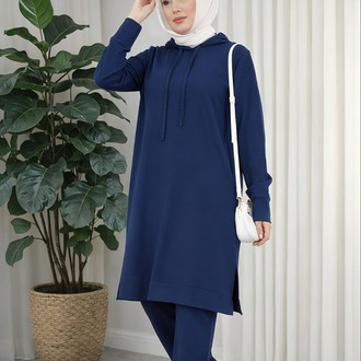 Azra Takım ( Indigo/Acık Gri/Süt Kahve&Siyah)