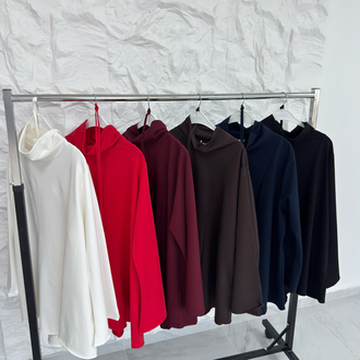 KIRMIZI / LAL HAKİM YAKA SWEAT