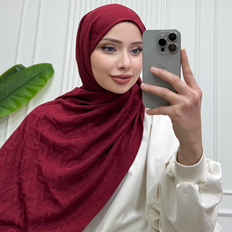 KIRMIZI/ ZİNCİR DESEN ŞAL
