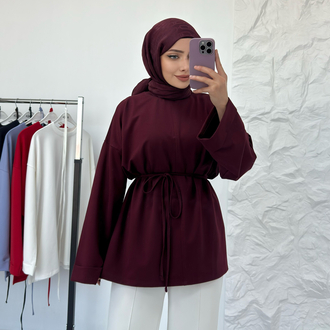 BORDO / YIRTMAÇLI İKİ İPLİK SWEAT