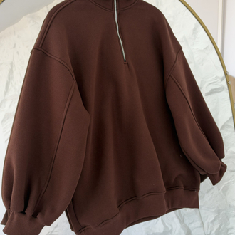 KAHVE/ FERMUARLI SWEAT