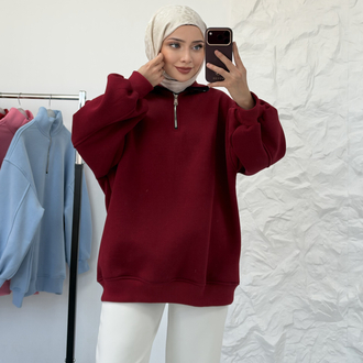 BORDO/ FERMUARLI SWEAT