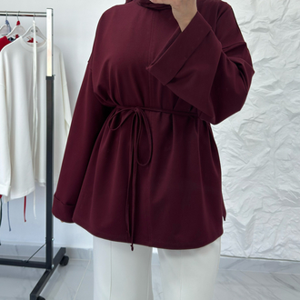BORDO / YIRTMAÇLI İKİ İPLİK SWEAT