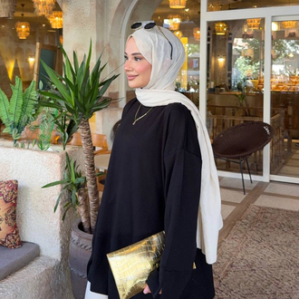 SİYAH/ RELAX OYSHO SWEAT
