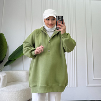 ZEYTİN YEŞİLİ / ÇITÇITLI SWEAT