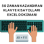 En Sık Kullanılan 50 Excel Klavye Kısayolu Excel Dokümanı