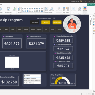 POWER BI | KİŞİSEL BÜTÇE TAKİP PROGRAMI | 100 Kişiye Özel İndirim