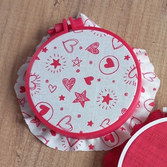  8 cm kırmızı kasnak