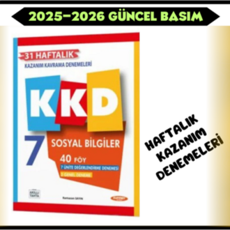 7. SINIF FENOMEN SOSYAL KAZANIM KAVRAMA DENEMELERİ