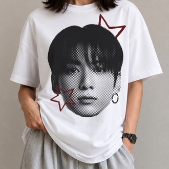 BTS BASKILI TİŞÖRT Maknea Line