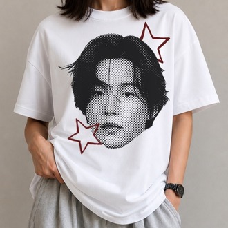 BTS BASKILI TİŞÖRT Hyung line