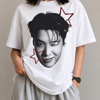 BTS BASKILI TİŞÖRT Hyung line