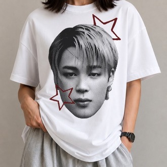 BTS BASKILI TİŞÖRT Maknea Line