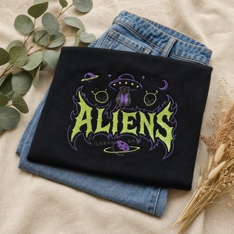 ALIENS NAKIŞLI TİŞÖRT
