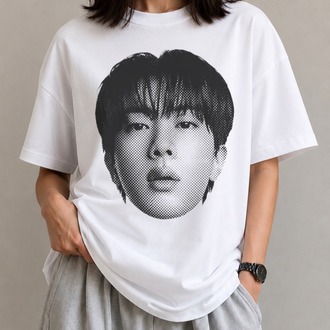 BTS BASKILI TİŞÖRT Hyung line 