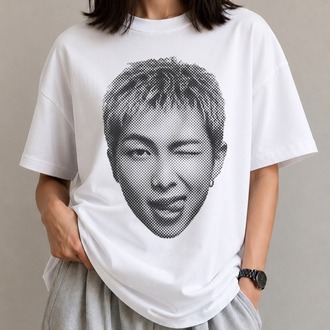 BTS BASKILI TİŞÖRT Hyung line 