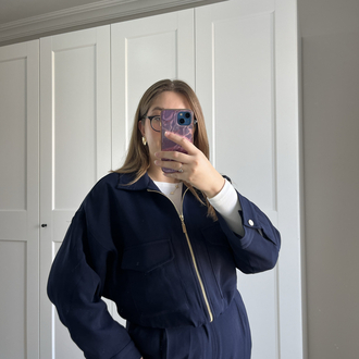 Lacivert Bomber Ceket 