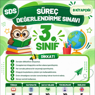 3. Sınıf PDF Eylül Ayı Türkiye Geneli Deneme Sınavı (TG-1) | 2026-2027