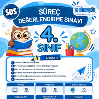 4. Sınıf PDF Eylül Ayı Türkiye Geneli Deneme Sınavı (TG-1) | 2026-2027