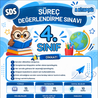 4. Sınıf PDF Eylül Ayı Türkiye Geneli Deneme Sınavı (TG-1) | 2026-2027