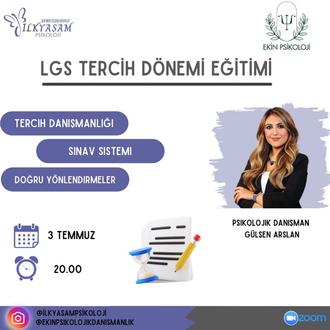 LGS TERCİH DÖNEMİ