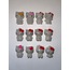 Karanlıkta Parlayan Hello Kitty Mini Figürler