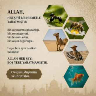 Kur'an ve Sünnette Hayvanlar – Ayetler, Hadisler ve İbretler | 160 Sayfalık E-Kitap
