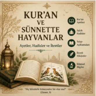 Kur'an ve Sünnette Hayvanlar – Ayetler, Hadisler ve İbretler | 160 Sayfalık E-Kitap